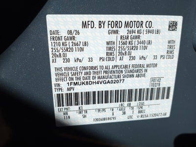 2027 Ford Explorer Active w/200A Pkg 4WD