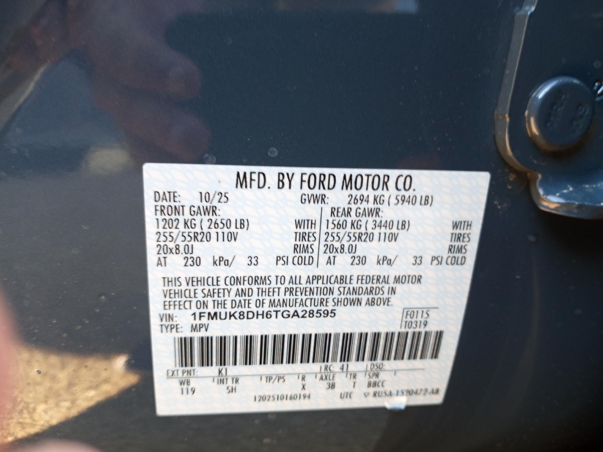 2026 Ford Explorer Active w/100A Pkg 4WD