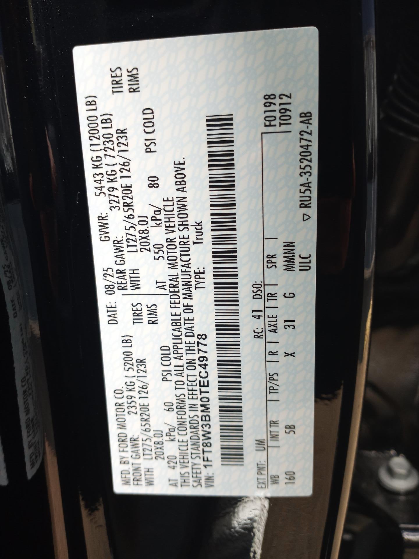 2026 Ford Super Duty F-350 SRW XL 4WD Crew Cab 6.75' Box