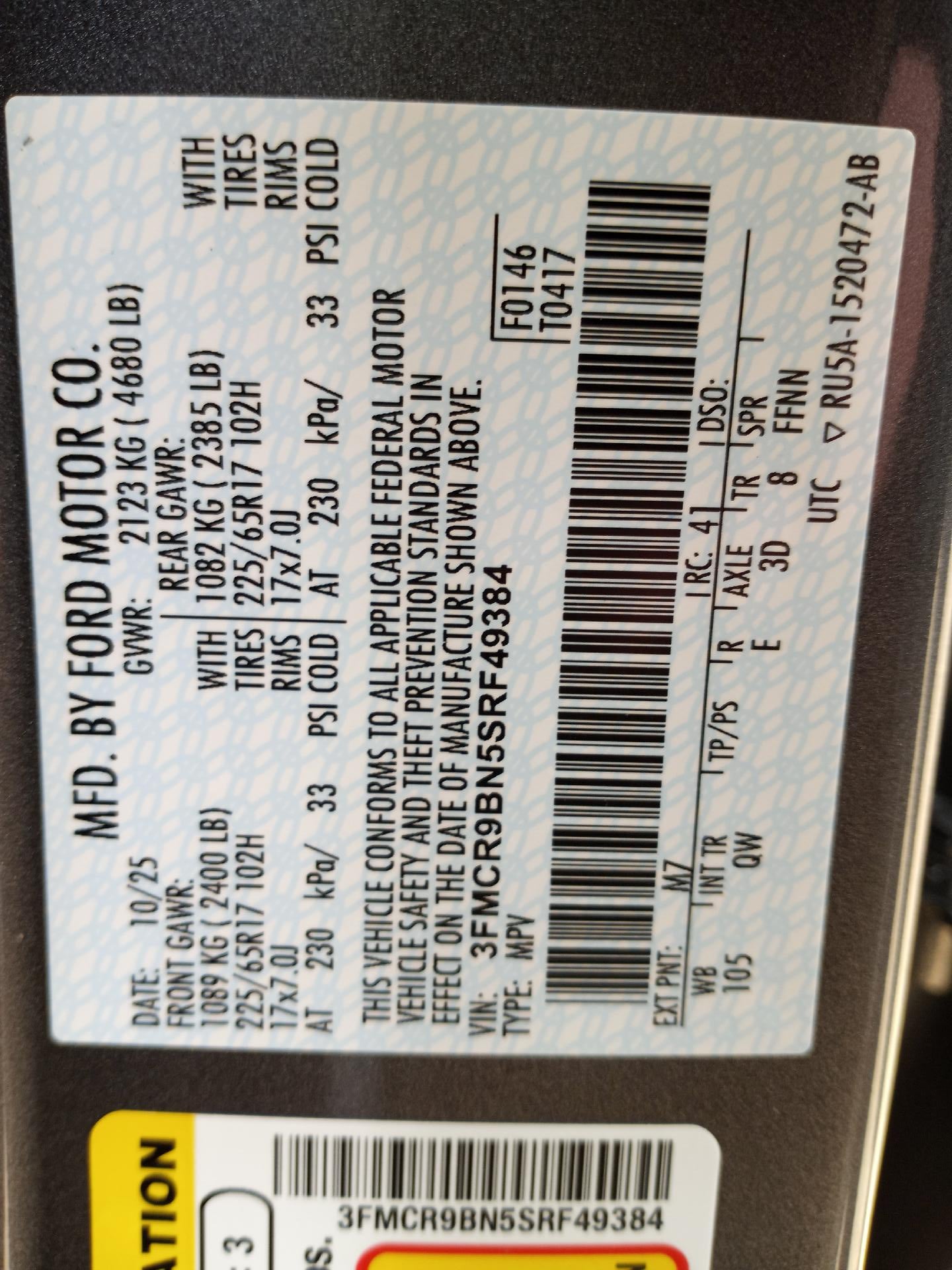 2025 Ford Bronco Sport Big Bend 4x4