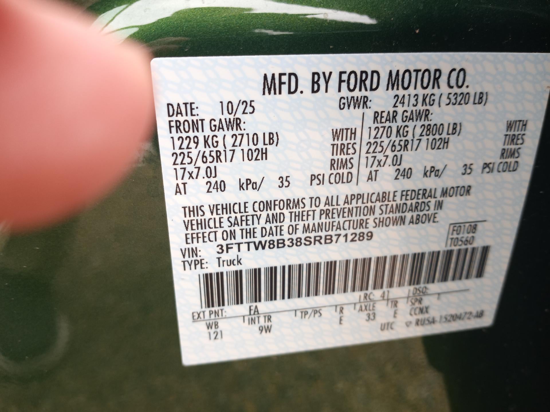 2025 Ford Maverick XL AWD SuperCrew