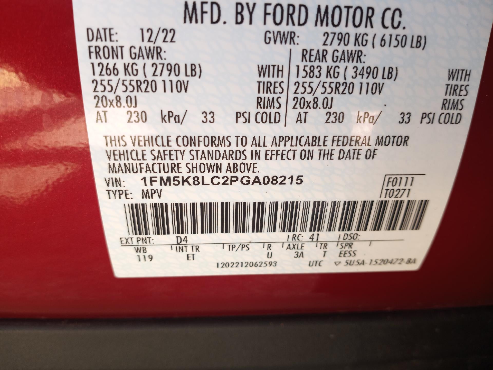 2023 Ford Explorer King Ranch 4WD
