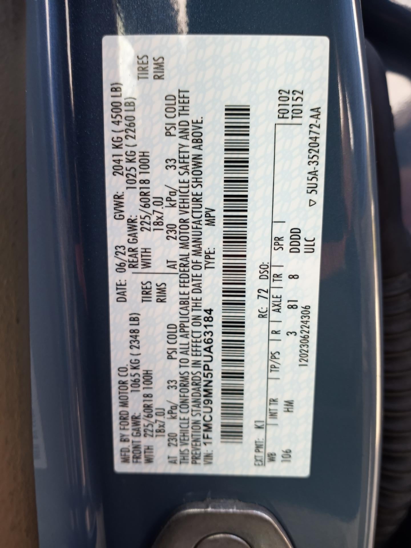 2023 Ford Escape ST-Line AWD