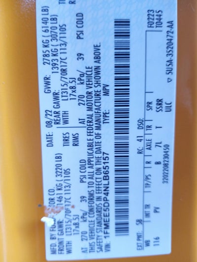 2022 Ford Bronco Wildtrak 4 Door Advanced 4x4