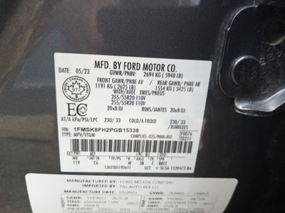 2023 Ford Explorer Limited 4WD