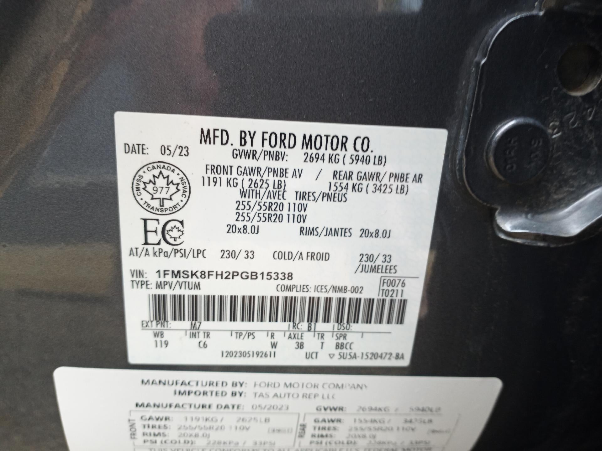 2023 Ford Explorer Limited 4WD