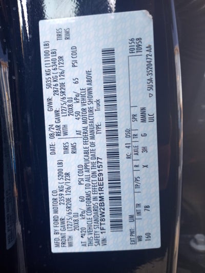 2024 Ford Super Duty F-250 SRW Platinum 4WD Crew Cab 6.75' Box