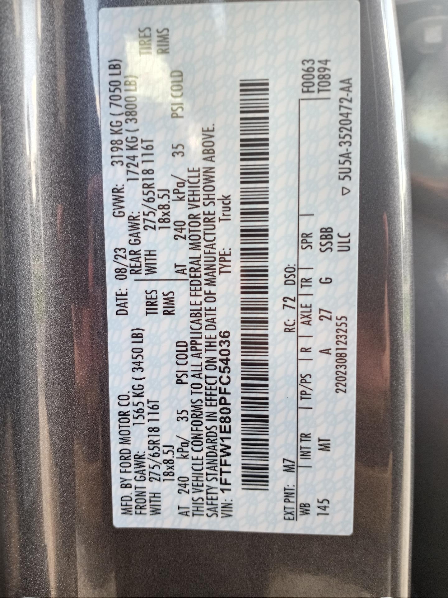 2023 Ford F-150 XLT 4WD SuperCrew 5.5' Box