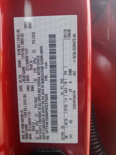 2023 Ford F-150 Lariat 4WD SuperCrew 5.5' Box