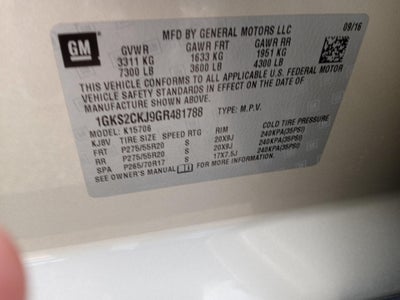 2016 GMC Yukon 4WD 4dr Denali