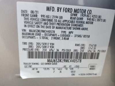 2021 Ford EcoSport Titanium 4WD